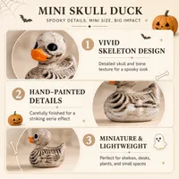 🔥🎃Spooky Season Hot Sale 60% OFF‼️💀🦆MINI SKULL DUCK DECORATIONS 🎃 2026 HALLOWEEN LIMITED DROP thumbnail 8
