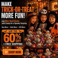 🔥🎃Spooky Season Hot Sale 60% OFF‼️💀🦆MINI SKULL DUCK DECORATIONS 🎃 2026 HALLOWEEN LIMITED DROP thumbnail 1