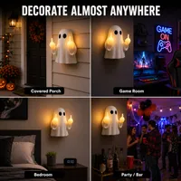 👻 Cute by Day. Rude by Night🎃👻 Spooky Ghost Middlefinget Wall Light 💡 — Up to 60% OFF ‼️ thumbnail 8