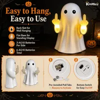 👻 Cute by Day. Rude by Night🎃👻 Spooky Ghost Middlefinget Wall Light 💡 — Up to 60% OFF ‼️ thumbnail 12