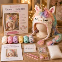 🔥LAST DAY 50% OFF - 🧵Fantasy Hood Hat DIY Crochet Kit – Create Your Own Magical Wearable Character Hat🎁Beginner Frien thumbnail 13