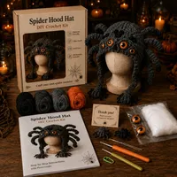 🔥LAST DAY 50% OFF - 🧵Fantasy Hood Hat DIY Crochet Kit – Create Your Own Magical Wearable Character Hat🎁Beginner Frien thumbnail 9