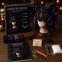 🔥LAST DAY 50% OFF - 🧵Fantasy Hood Hat DIY Crochet Kit – Create Your Own Magical Wearable Character Hat🎁Beginner Frien thumbnail 10