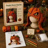 🔥LAST DAY 50% OFF - 🧵Fantasy Hood Hat DIY Crochet Kit – Create Your Own Magical Wearable Character Hat🎁Beginner Frien thumbnail 11