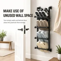 👟 Foldable Wall Shoe Rack – Save Space & Stay Organized | 50% OFF 🔥 thumbnail 5