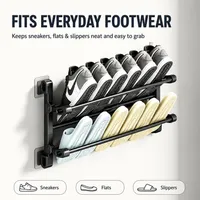 👟 Foldable Wall Shoe Rack – Save Space & Stay Organized | 50% OFF 🔥 thumbnail 4
