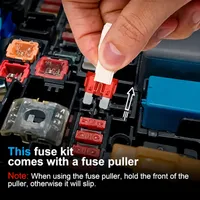 🚗306Pcs Automotive Fuse Kit with Tester & Puller thumbnail 7