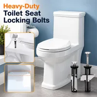 🚽 Heavy-Duty Toilet Seat Locking Bolt Kit – Stop Wobble & Loose Seats | 50% OFF thumbnail 3