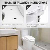 🚽 Heavy-Duty Toilet Seat Locking Bolt Kit – Stop Wobble & Loose Seats | 50% OFF thumbnail 6