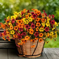 🔥LAST DAY 50% OFF - 4Pcs Colorful Fall Fake Flowers - UV Resistant  Artificial Outdoor Plants for Halloween Porch Decor thumbnail 4