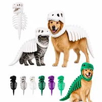 🎃 Glow-in-the-Dark Dinosaur Skeleton Pet Costume | Halloween 2026 thumbnail 7