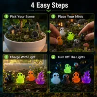 🦇LIMITED-TIME 50% OFF! 👻🦆 Mini Duck figures with light-up effect — Small, spooky decorative figures made of resin thumbnail 7