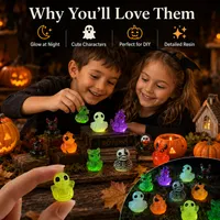🦇LIMITED-TIME 50% OFF! 👻🦆 Mini Duck figures with light-up effect — Small, spooky decorative figures made of resin thumbnail 8