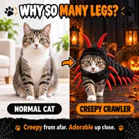 🔥🎃Spooky Season Hot Sale 60% OFF‼️🎃 Halloween Centipede Pet Costume – Creepy-Cute Adjustable Outfit thumbnail 4