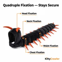 🔥🎃Spooky Season Hot Sale 60% OFF‼️🎃 Halloween Centipede Pet Costume – Creepy-Cute Adjustable Outfit thumbnail 6