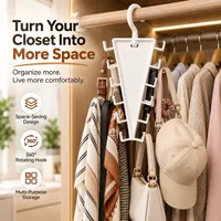 📢📢50% OFF !! ⏰Multifunctional Triangle Closet Organizer thumbnail 1