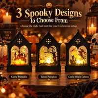 🔥 LAST DAY 60% OFF – Halloween Light-Up Haunted House Lantern thumbnail 3