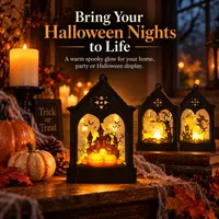 🔥 LAST DAY 60% OFF – Halloween Light-Up Haunted House Lantern thumbnail 2