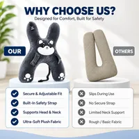 💤Kids Cozy Head & Neck Travel Pillow – 50% OFF Today🚗 thumbnail 7