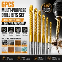 🔥Limited Time 50% Off✨🛠️ 6-Piece Serrated Side-Cutting Drill Bit Set thumbnail 1