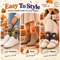 🎃 Halloween Embroidered Crew Socks thumbnail 7