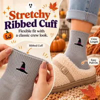 🎃 Halloween Embroidered Crew Socks thumbnail 8