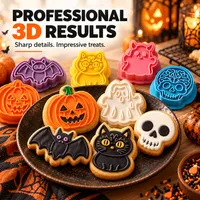 🎃💀 NOW 50% OFF! Halloween Mini Skull Cake Mold – Sweet and spooky Halloween baked goods 🧁🖤 thumbnail 9