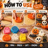 🎃💀 NOW 50% OFF! Halloween Mini Skull Cake Mold – Sweet and spooky Halloween baked goods 🧁🖤 thumbnail 3