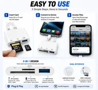 Hot💥Limited-time 50% discount🔌 5-in-1 SD Card Reader for iPhone & USB-C – Fast Photo & Video Transfer Adapter thumbnail 2