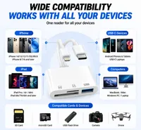 Hot💥Limited-time 50% discount🔌 5-in-1 SD Card Reader for iPhone & USB-C – Fast Photo & Video Transfer Adapter thumbnail 3