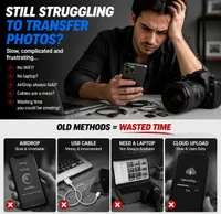 Hot💥Limited-time 50% discount🔌 5-in-1 SD Card Reader for iPhone & USB-C – Fast Photo & Video Transfer Adapter thumbnail 7