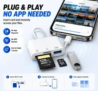 Hot💥Limited-time 50% discount🔌 5-in-1 SD Card Reader for iPhone & USB-C – Fast Photo & Video Transfer Adapter thumbnail 8