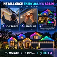 🎅 Early Christmas 49%OFF - Smart Rainbow LED Permanent Outdoor Light - Smartlight 🎁 thumbnail 4
