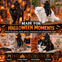 🐱BUY 2 FREE SHIPPING 👻 Funny Pet Rider Costume Collection thumbnail 8