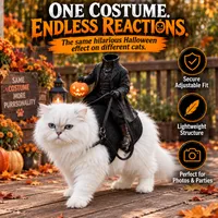 🐱BUY 2 FREE SHIPPING 👻 Funny Pet Rider Costume Collection thumbnail 5