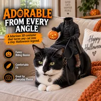 🐱BUY 2 FREE SHIPPING 👻 Funny Pet Rider Costume Collection thumbnail 4