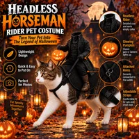 🐱BUY 2 FREE SHIPPING 👻 Funny Pet Rider Costume Collection thumbnail 3