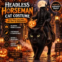 🐱BUY 2 FREE SHIPPING 👻 Funny Pet Rider Costume Collection thumbnail 1