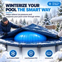 ❄️ LIMITED‑TIME 50% OFF! ✨ Round Inflatable Pool Winterizing Air Pillow – Ice Pressure Relief, Winter Pool Protector 🏊 thumbnail 1
