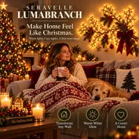 ✨ Bring Home the Glow of Christmas — Elegant Warm White Branch Lights 8 Lighting Modes thumbnail 9