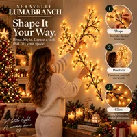 ✨ Bring Home the Glow of Christmas — Elegant Warm White Branch Lights 8 Lighting Modes thumbnail 5
