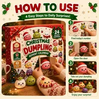 🔥 LAST DAY 60% OFF -🎄2026 Christmas Advent Calendar: Mini Dumpling Squishies, 24 Days of Squishy Stress Relief🥟✨ thumbnail 10