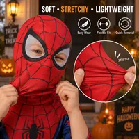 🎃💀 NOW 50% OFF‼️💞56K+ SOLD!🕷️Spider Hero Stretch Mask – Halloween Costume Hood 🦹 thumbnail 5