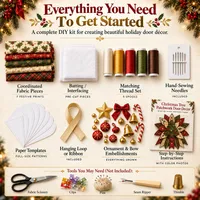 🎄 30,000+ Sold — Christmas Door Hanging DIY Kit – Create Your Own Holiday Decoration thumbnail 3