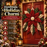🎄 30,000+ Sold — Christmas Door Hanging DIY Kit – Create Your Own Holiday Decoration thumbnail 2