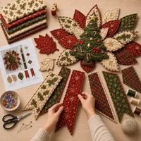 🎄 30,000+ Sold — Christmas Door Hanging DIY Kit – Create Your Own Holiday Decoration thumbnail 9