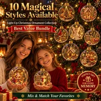 🔥 Limited-Time 50% OFF – Light-Up Christmas Story Globe Ornament | Magical Mini Holiday World✨🎄 thumbnail 1