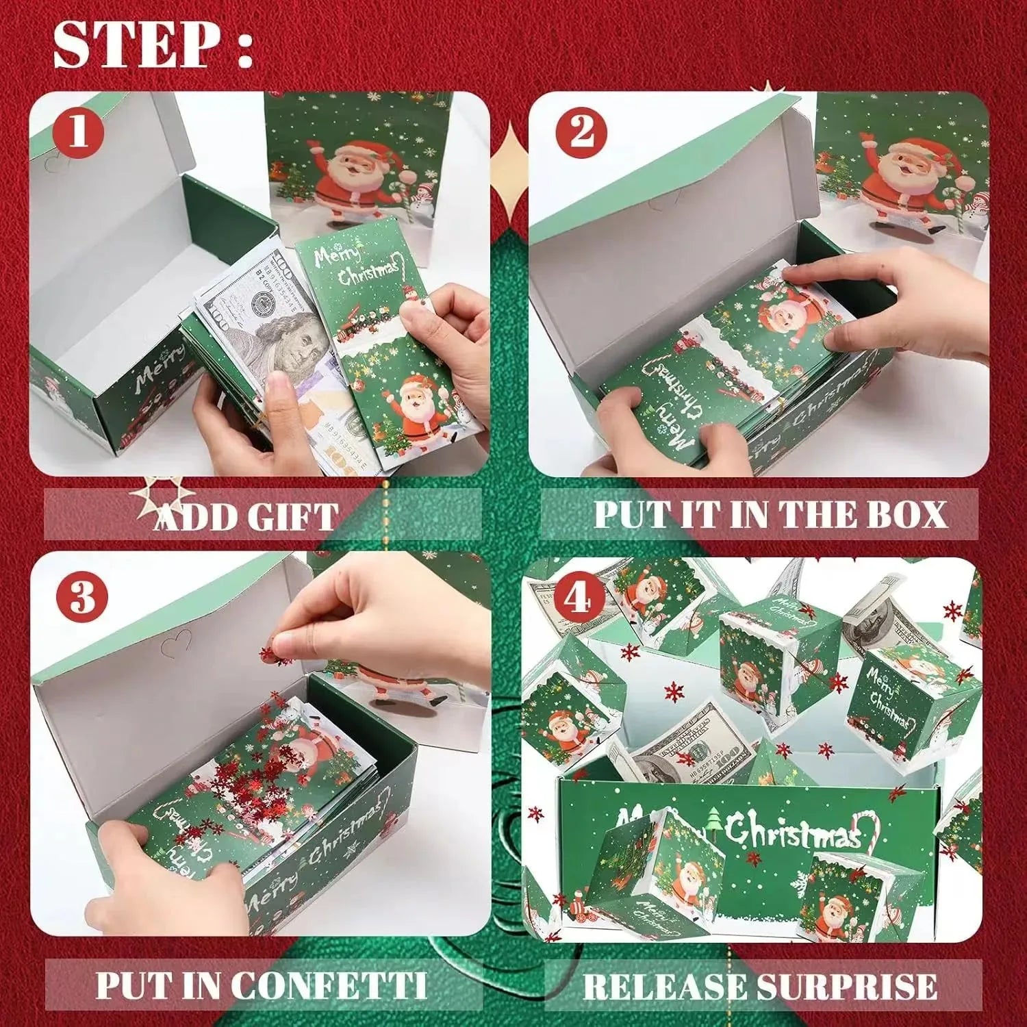 20-Piece Pop-Up Surprise Gift Box Set detail view