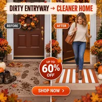 🥳2026 HOT SALE🥳💞56K+ SOLD!🔥 HOT SALE 50% OFF 🎨 Multiple Colors & Sizes - Everyday Clean Entry Mat 👣 thumbnail 1