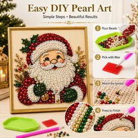🔥 LAST DAY 60% OFF -🎄🧘 Relaxing & Beginner-Friendly – 🎨 💎 DIY Christmas Pearl Diamond Painting Art Kit thumbnail 6